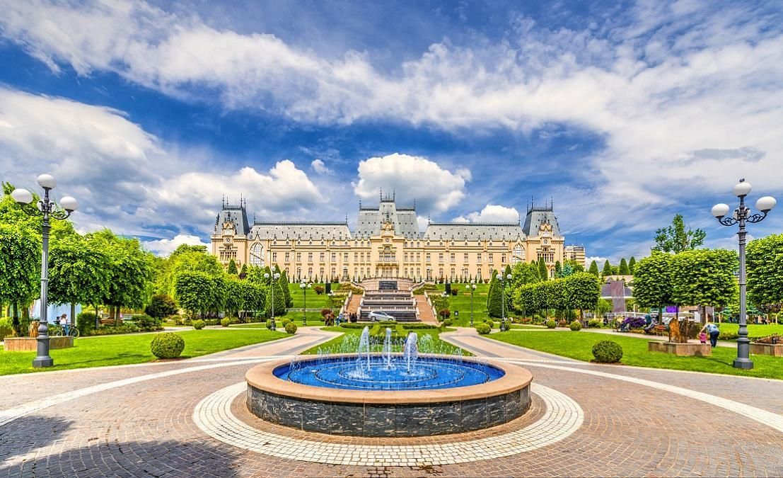 Palace of Culture in Iasi city, Romania