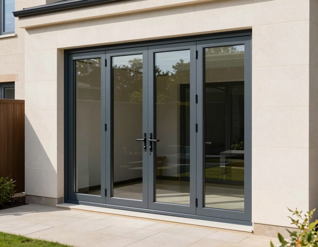 Aluminium doors