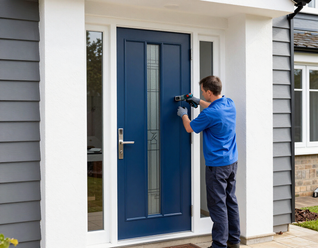 Composite door installation
