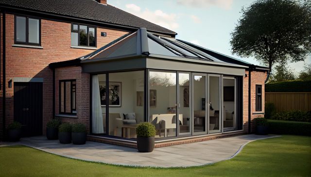 Aluminium doors