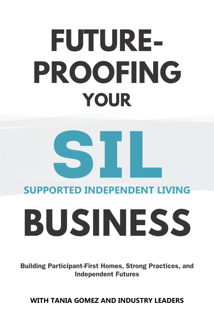 Book cover reading “Future-Proofing Your SIL Business” with blue SIL text and white background