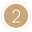 Gold circle with the number 2 on a white background
