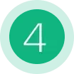 Green circular badge with the number 4 in the center.