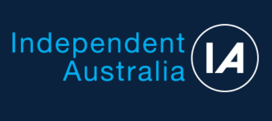 Independent Australia logo on a dark blue background with an “IA” circle emblem