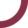 Maroon curved corner graphic on a white background