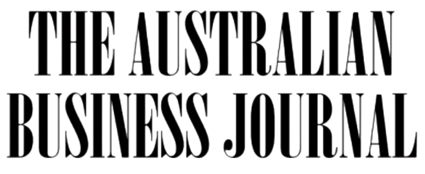 The Australian Business Journal logo in black serif text on a white background