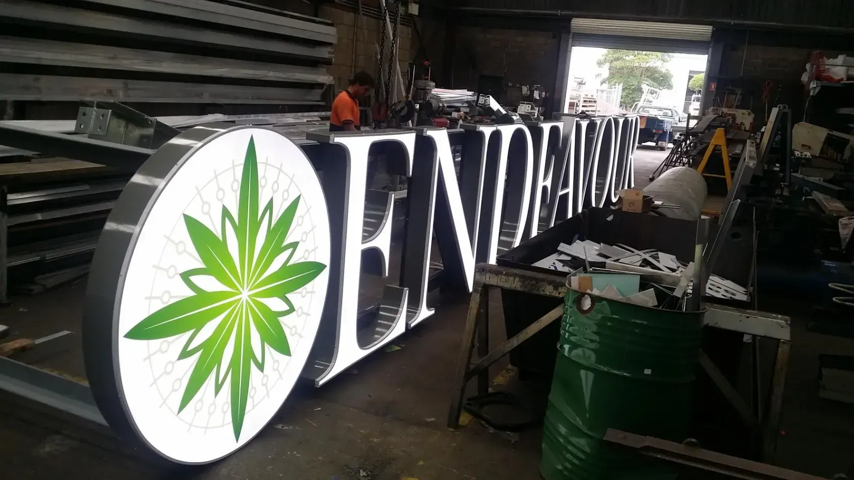 illuminated signage