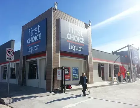 First Choice Liquor signage