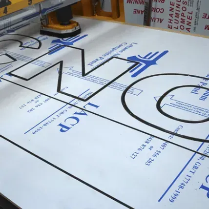 Signage, Signs, Sign Company, Unifab Signs, CNC Router, Laser Cutting