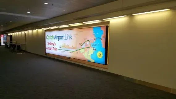 lightbox for airport