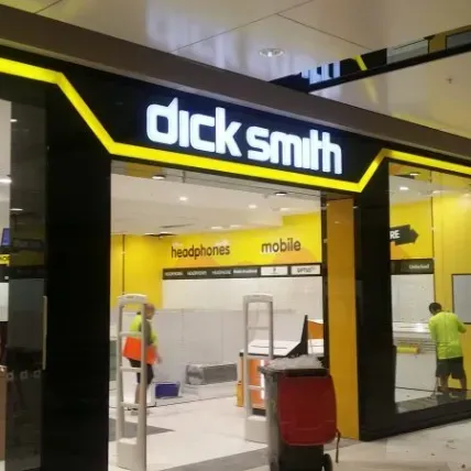Dick Smith illuminated signage