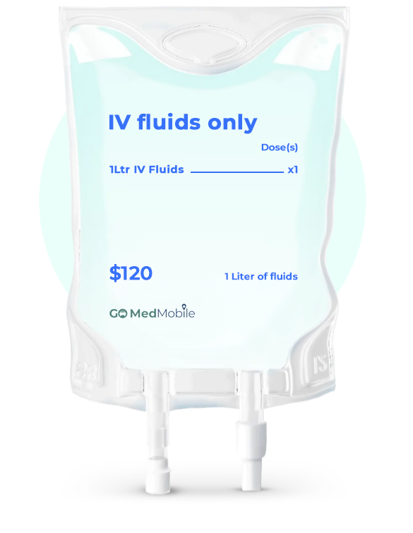 A bag of iv fluids only costs $ 120