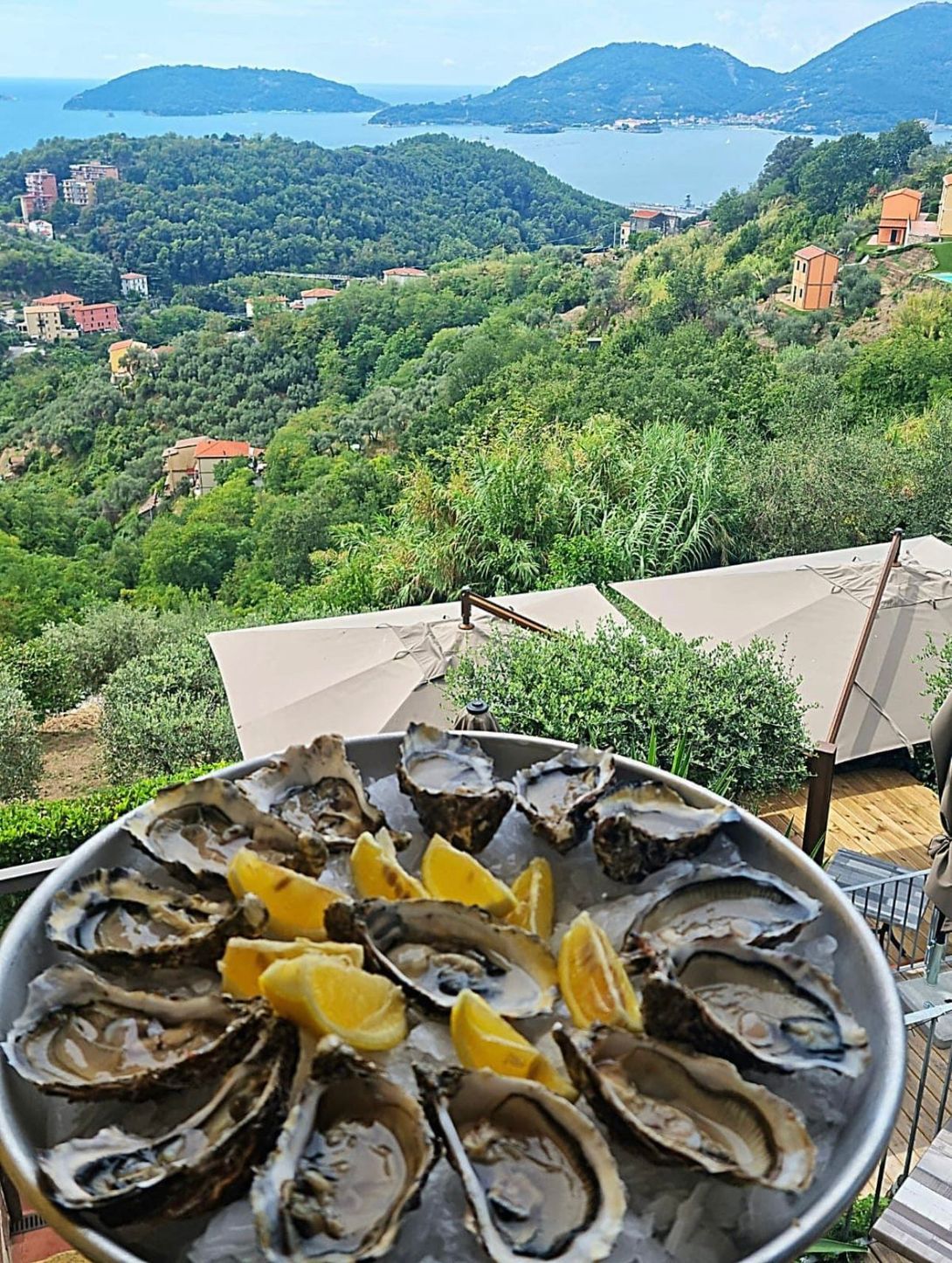 Huitres avec citron