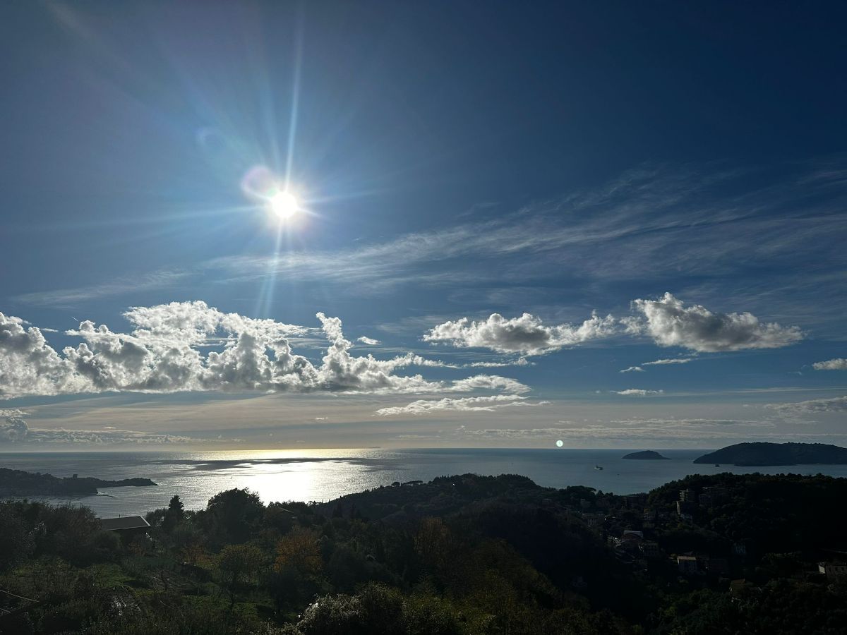 panorama au coucher de soleil