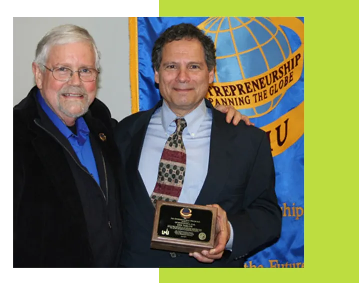 Man Receiving an Award