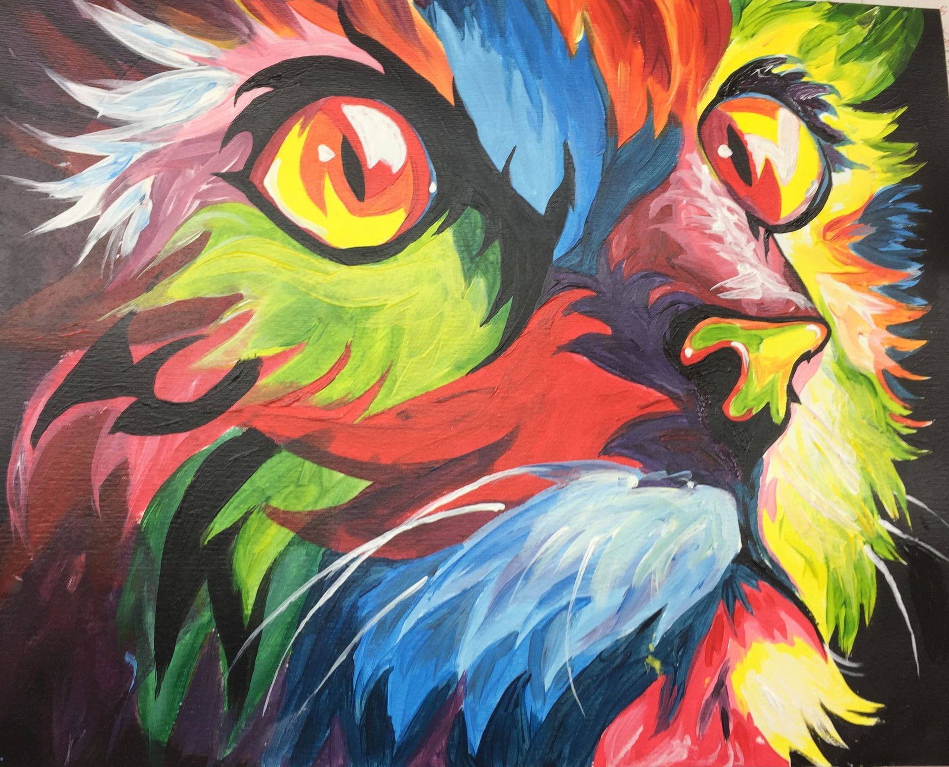 Katze Pop-Art