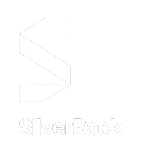 A white logo with the letter s on a white background.