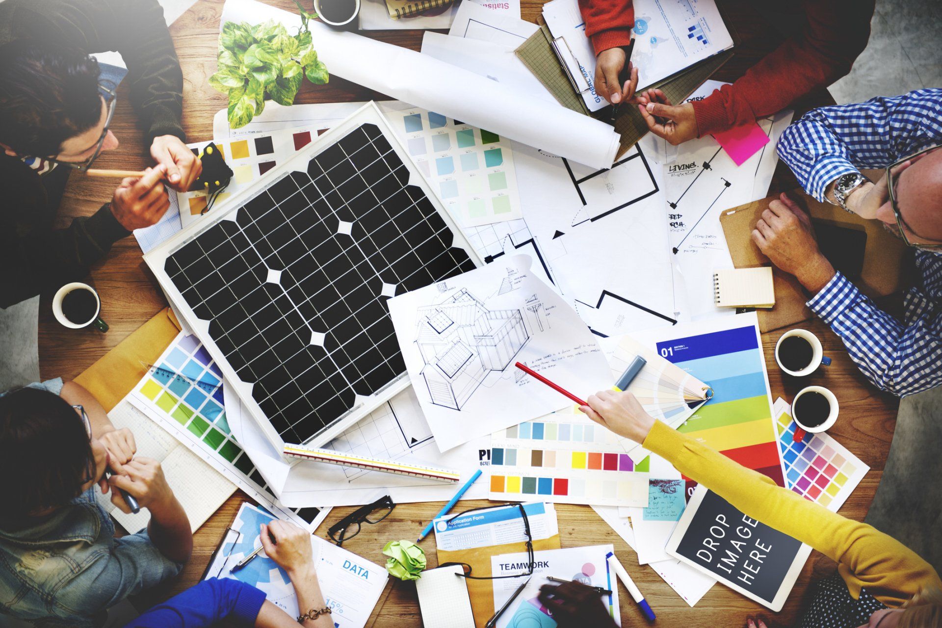 A Group of People Working on Solar Panel Design – Brisbane, QLD – Star Bright Energy A Group of People Working on Solar Panel Design – Brisbane, QLD – Star Bright Energy
