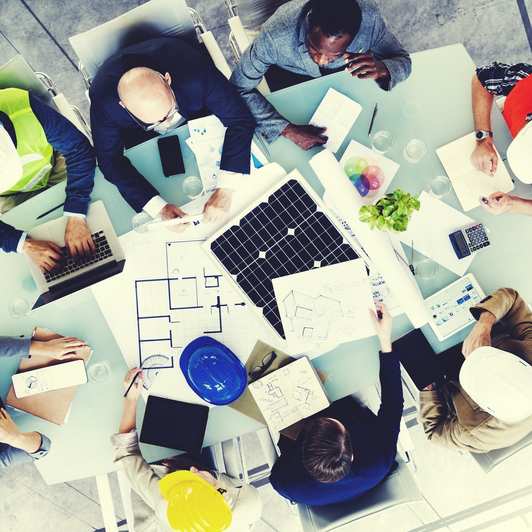 A Group of People Planning For Solar Panel Project – Brisbane, QLD – Star Bright Energy