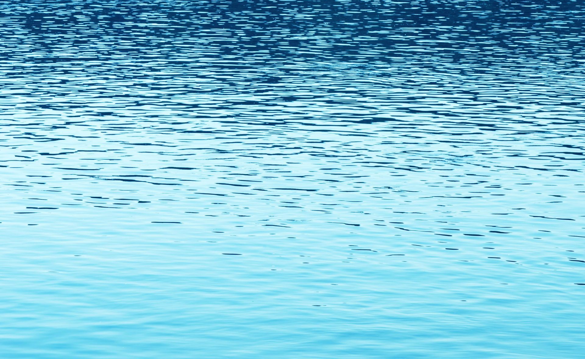 blue water shimmering