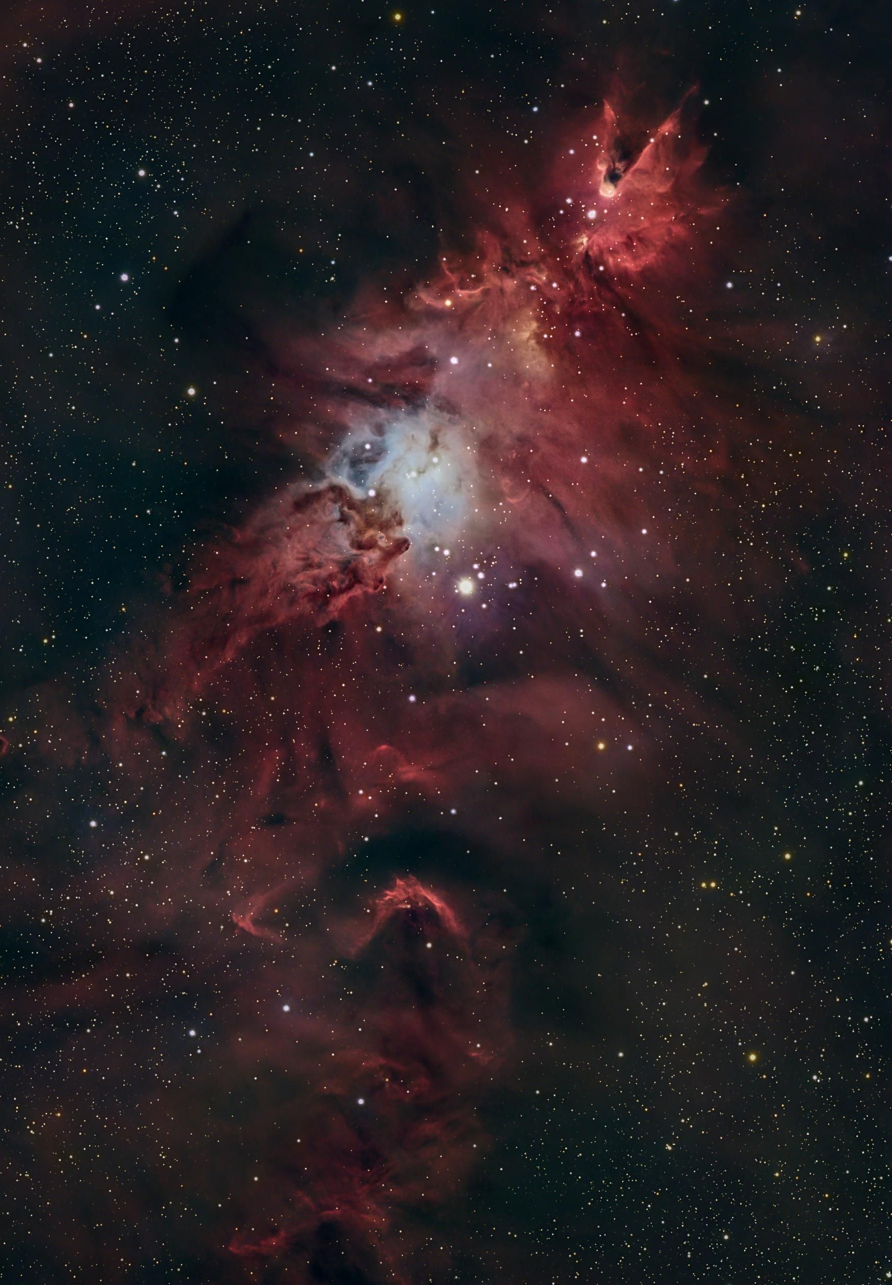 galaxy image with nebula