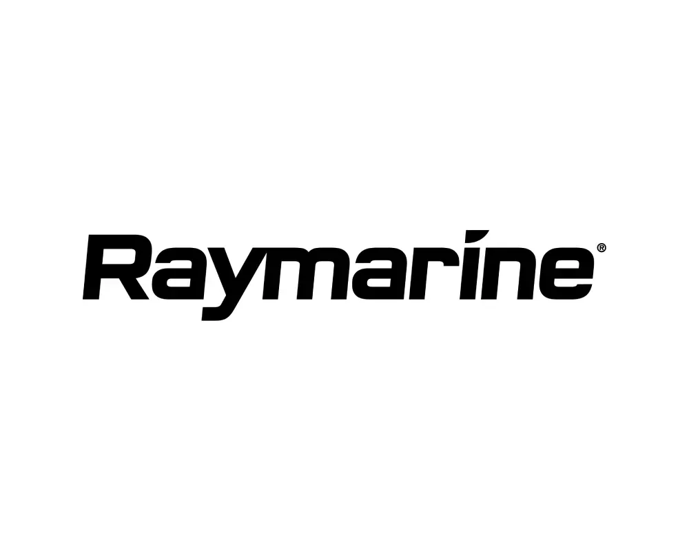 The black Raymarine corporate logo on a white background.