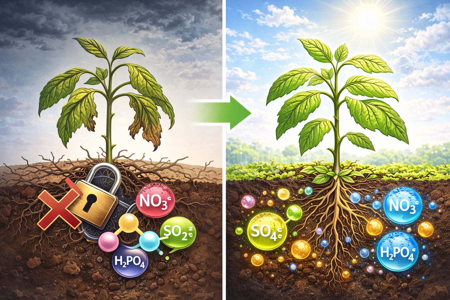 Soil pH Phosphoric Acid