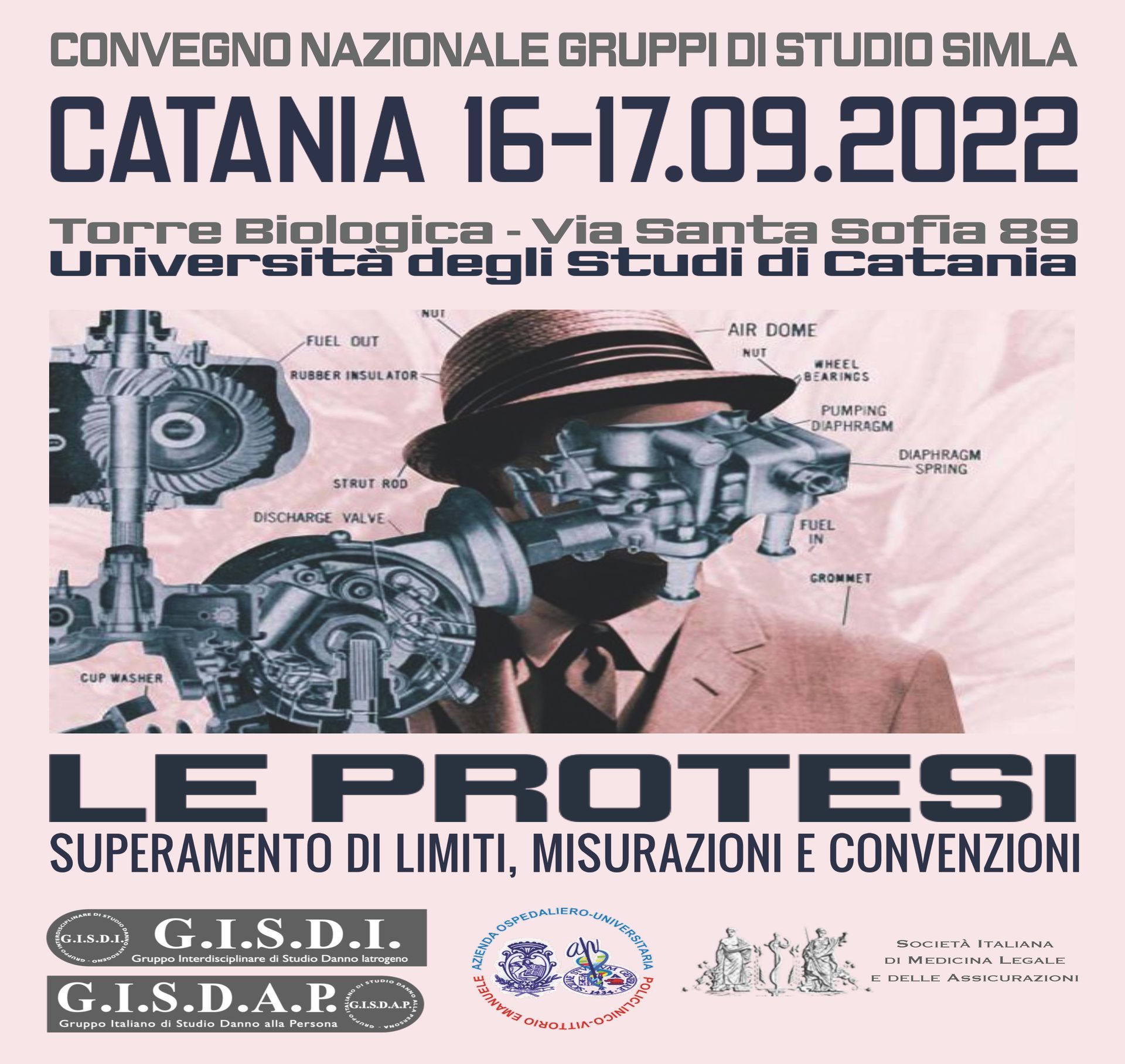 Catania: 16–17 settembre 2022 Convegno Nazionale GISDI e GISDAP