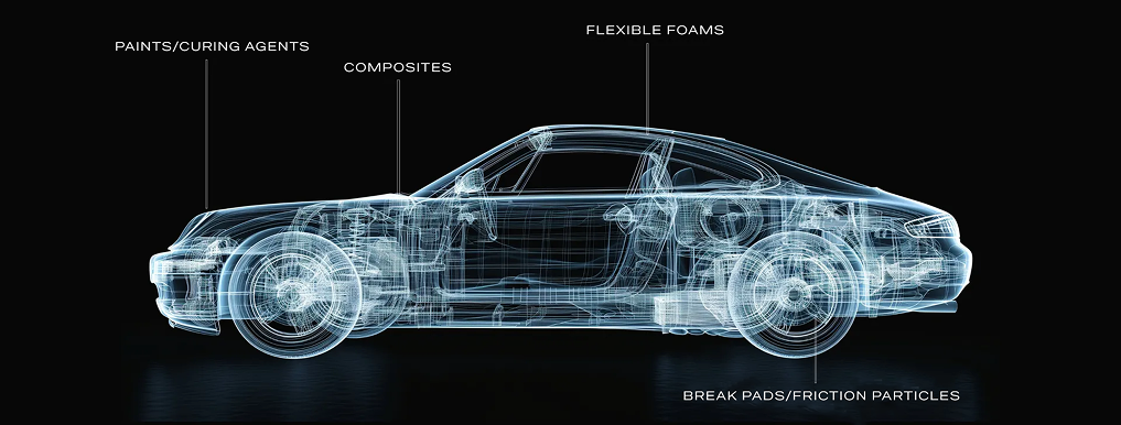 x ray of car