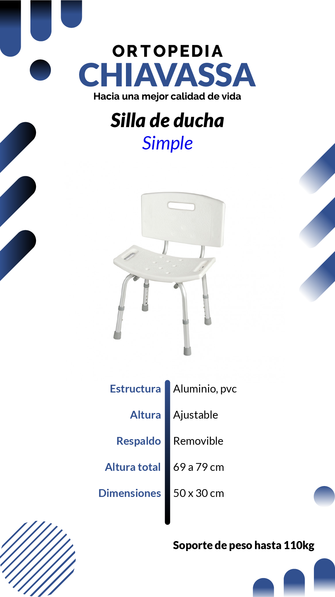 silla de ducha