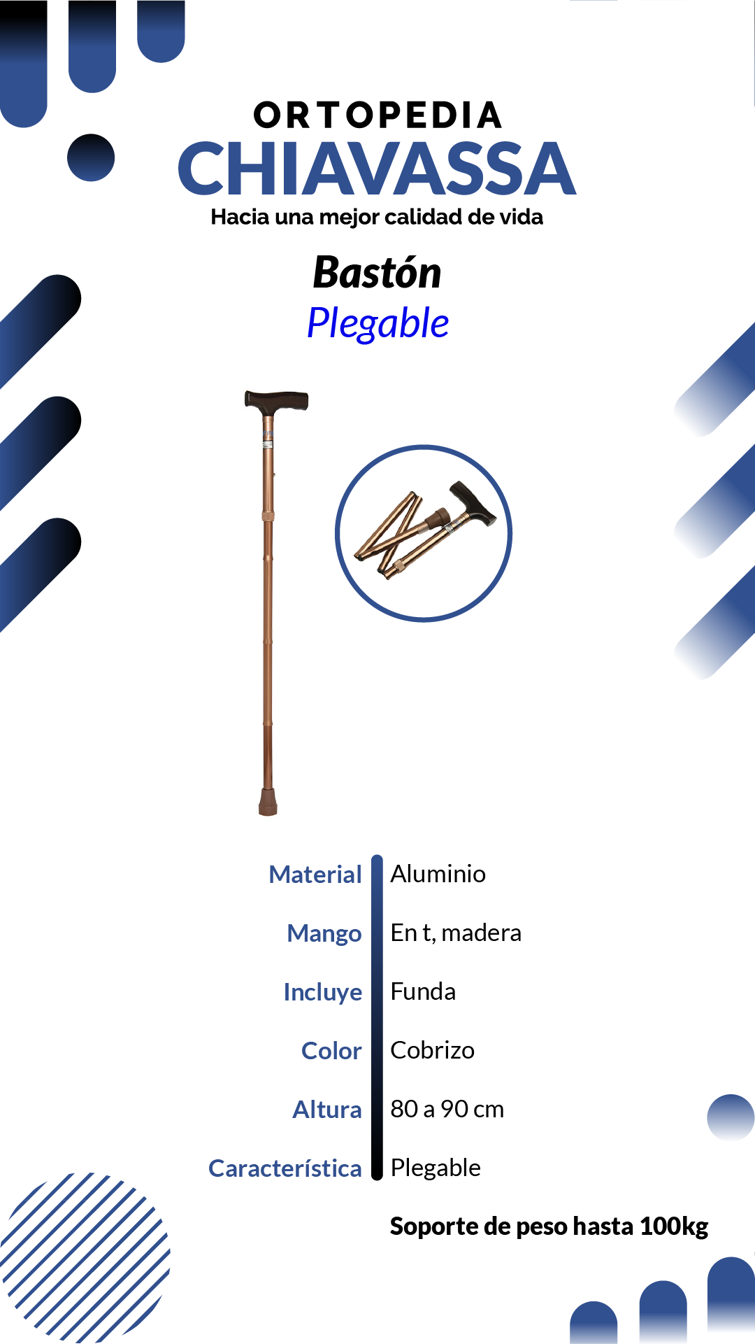 baston plegable