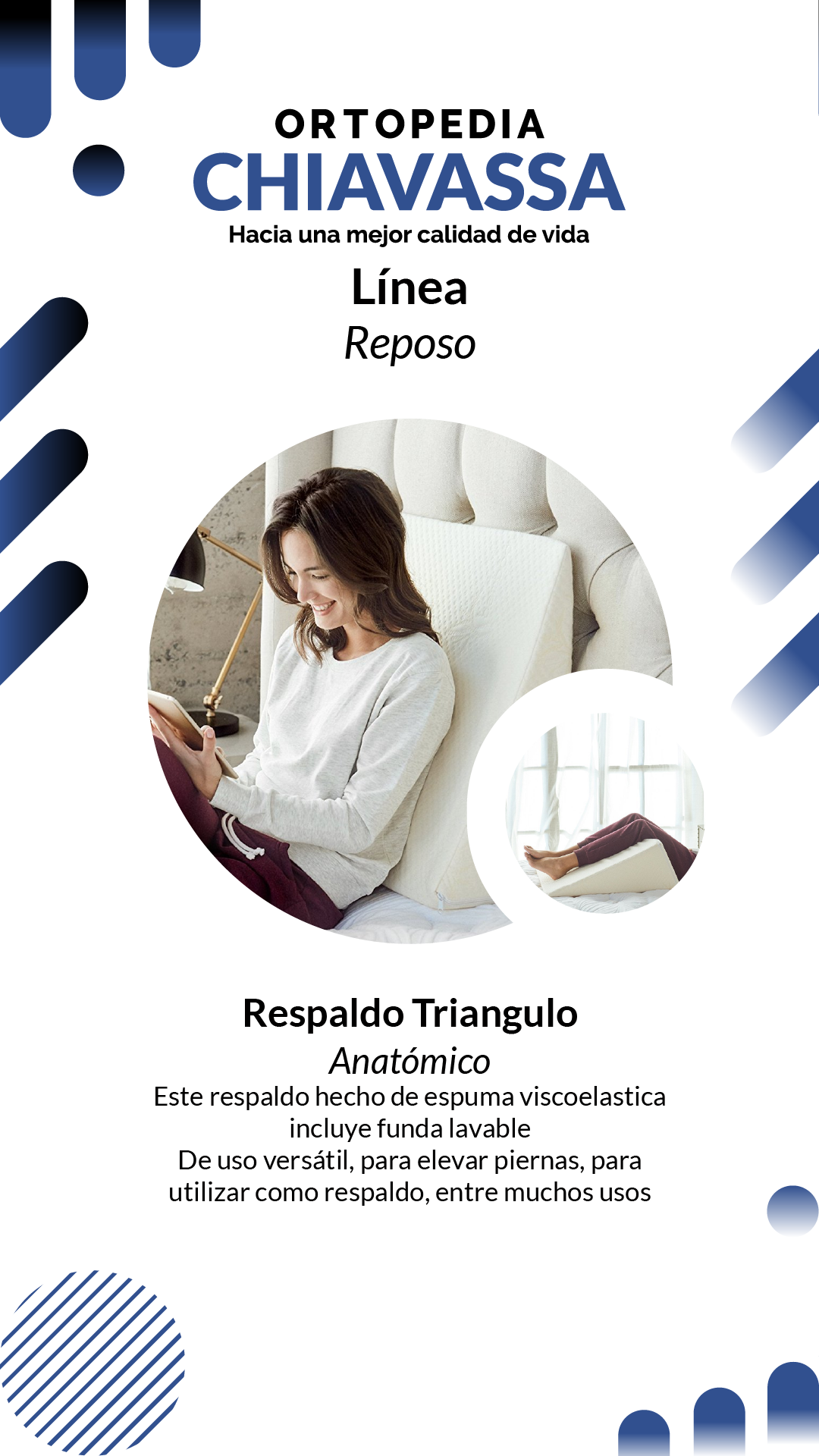 respaldo triangular