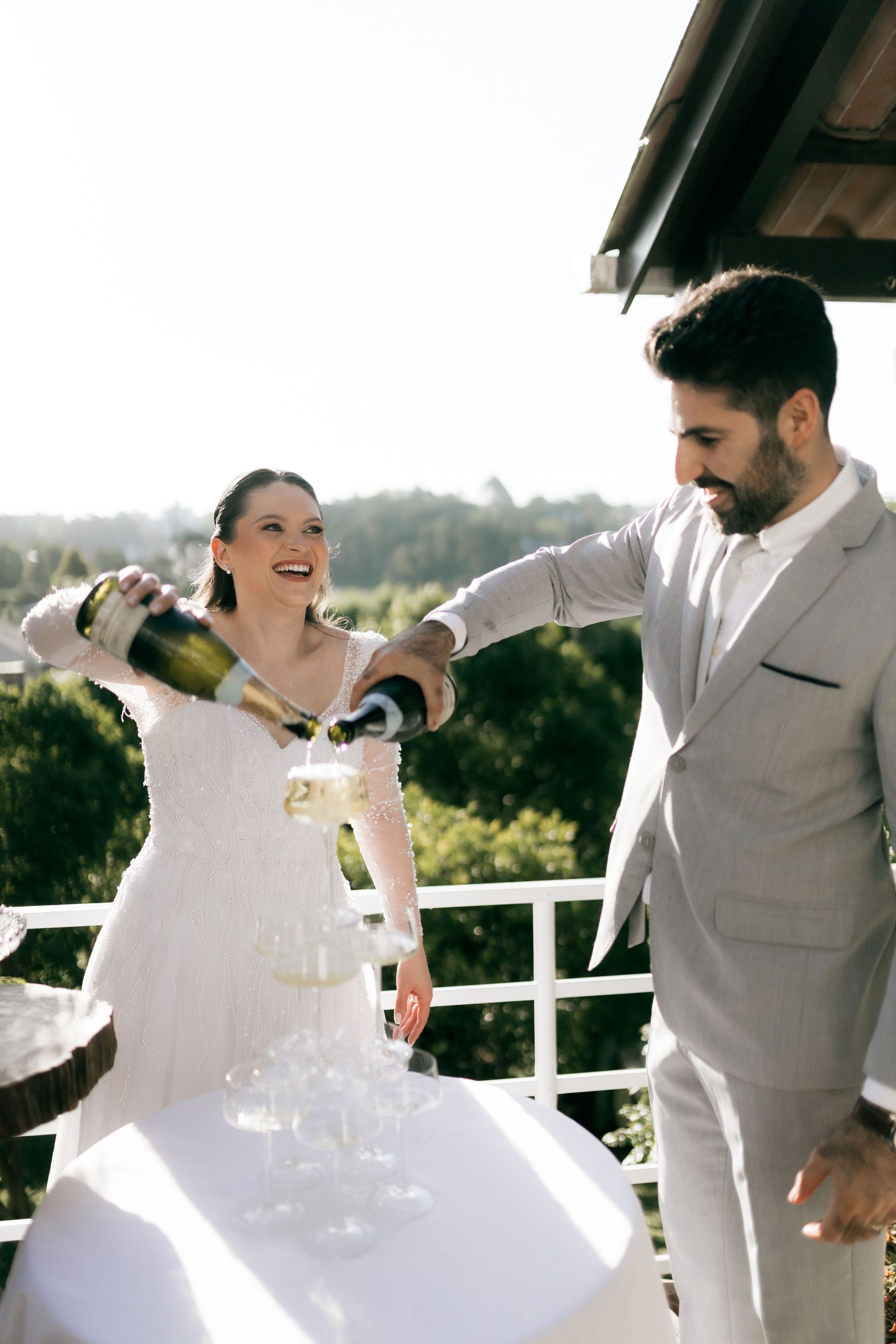 Wedding toast microphone