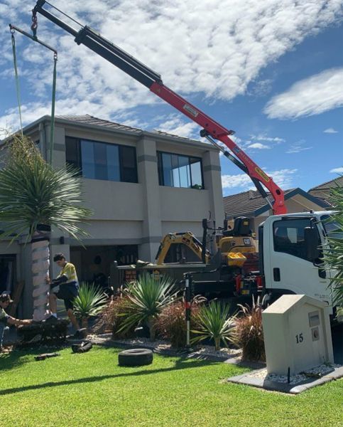 Crane truck hire