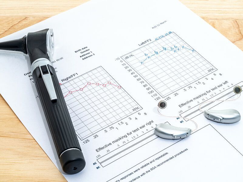 Black pen, eyeglasses, and a stethoscope on medical charts with graphs