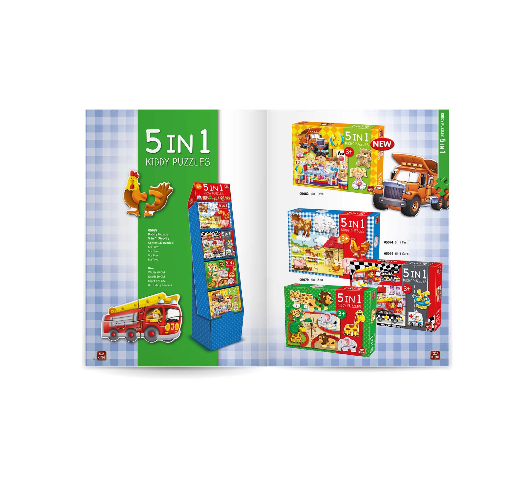 Op een pagina uit de productcatalogus is een 