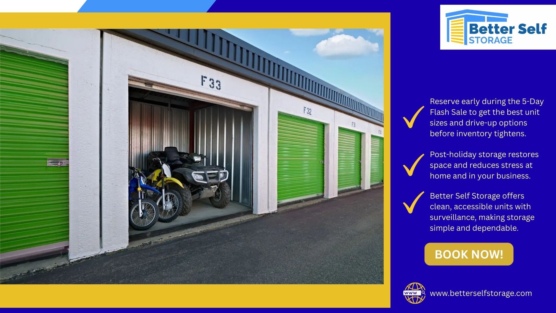 Choose the Right Storage Unit This Spring: Size & Cost Tips
