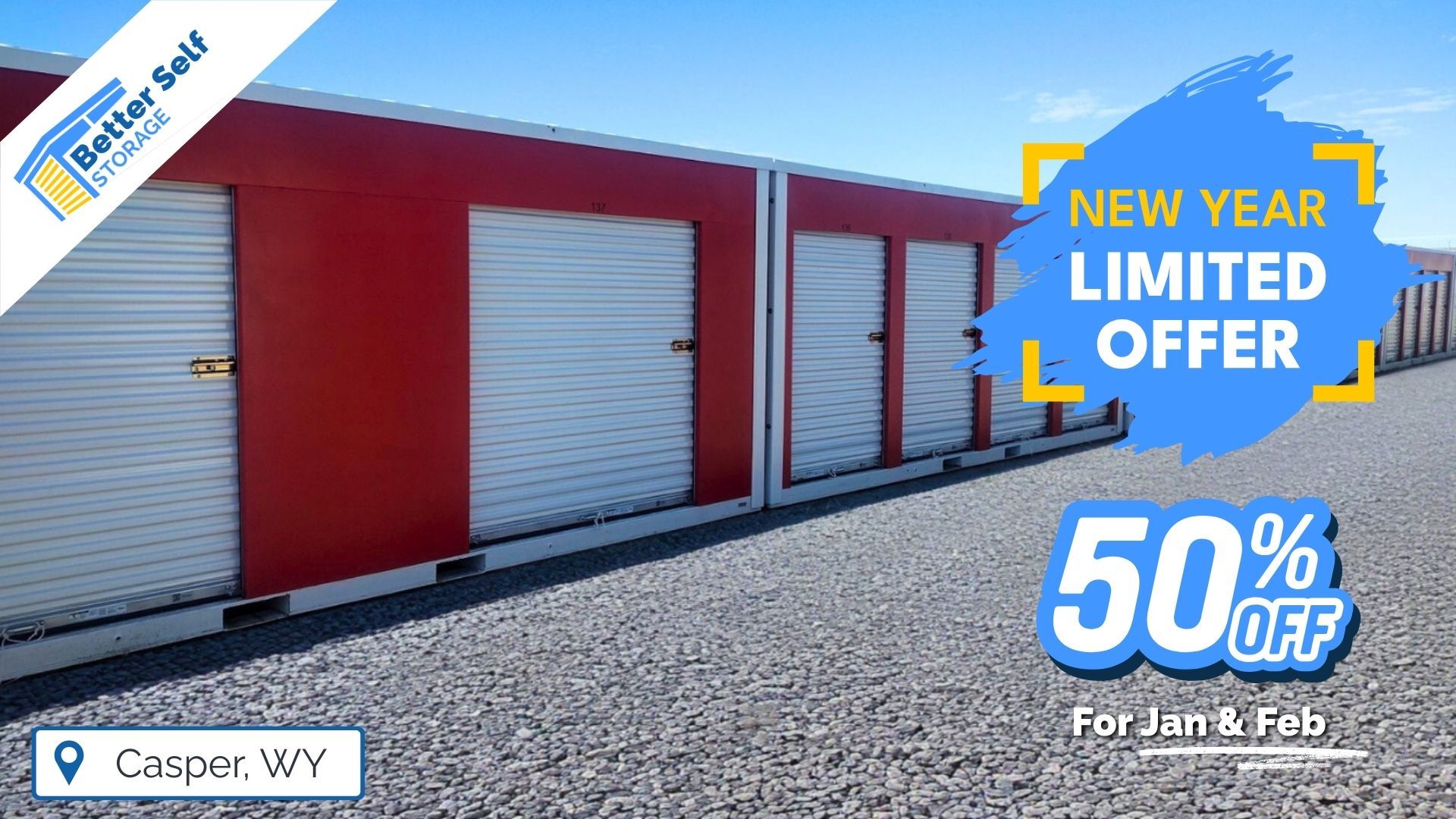 casper self storage units deal 50%