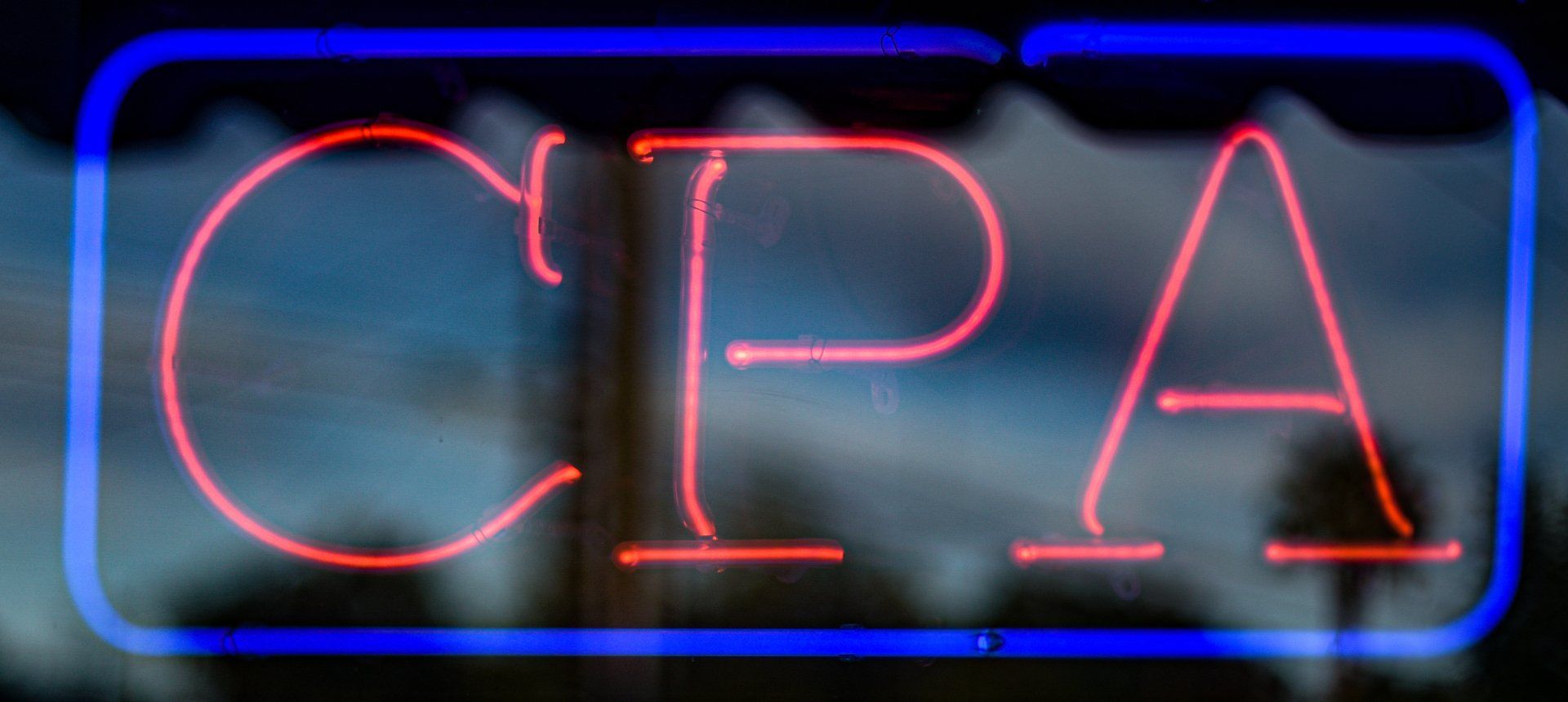 CPA sign - Wolf CPA - Redlands, CA