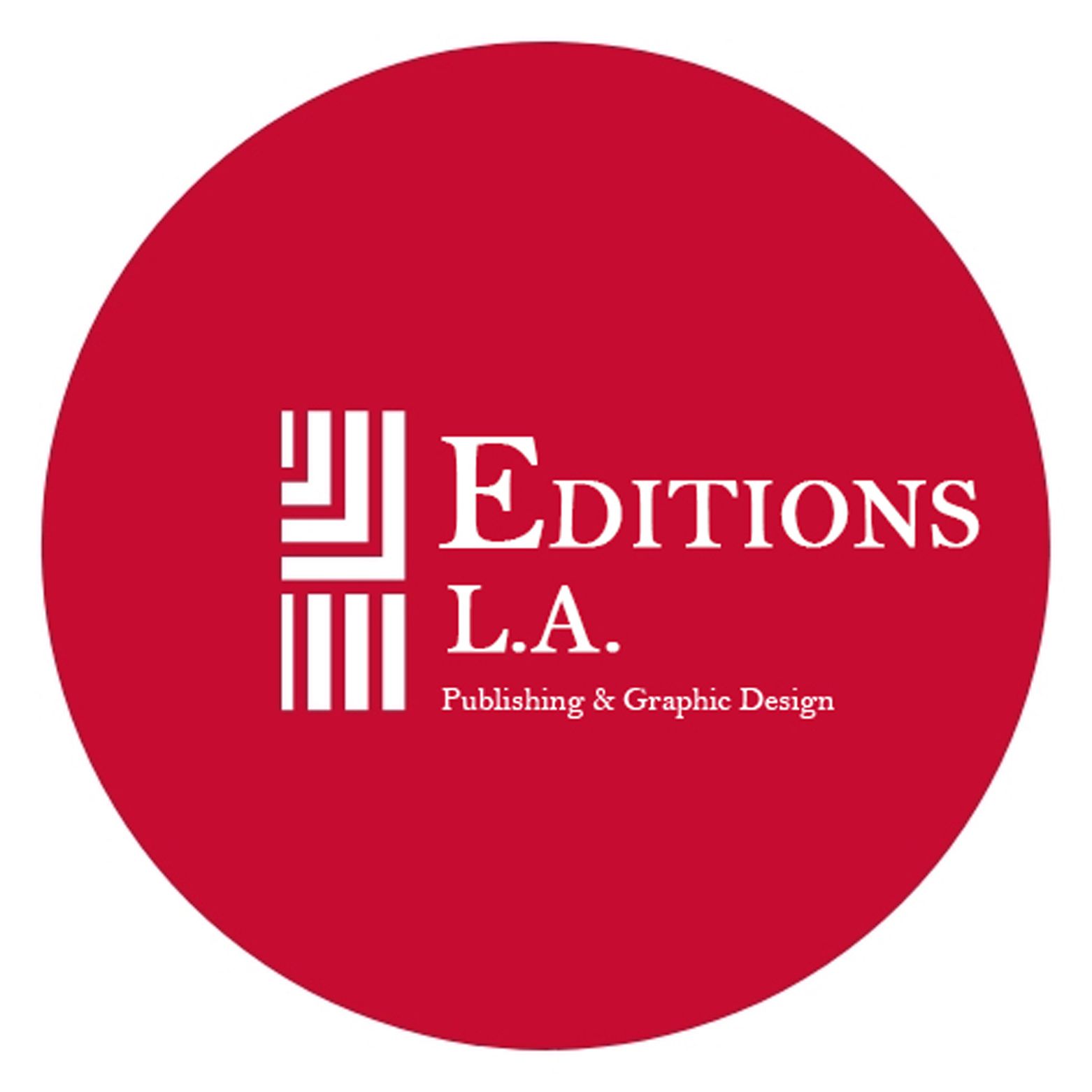 A logo for editions la publishing and graphic design