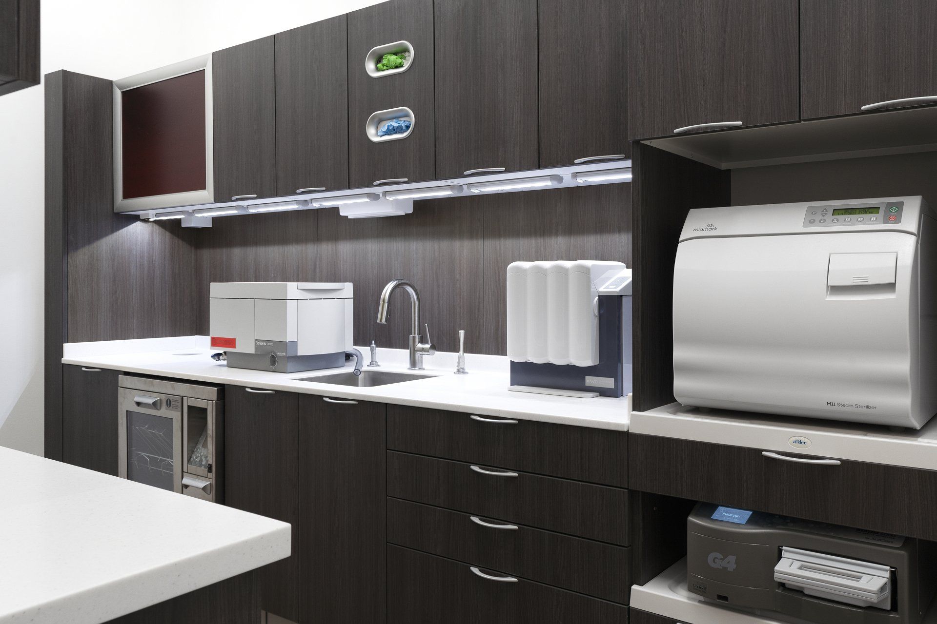 Sterilization lab at Reed Dental Center.