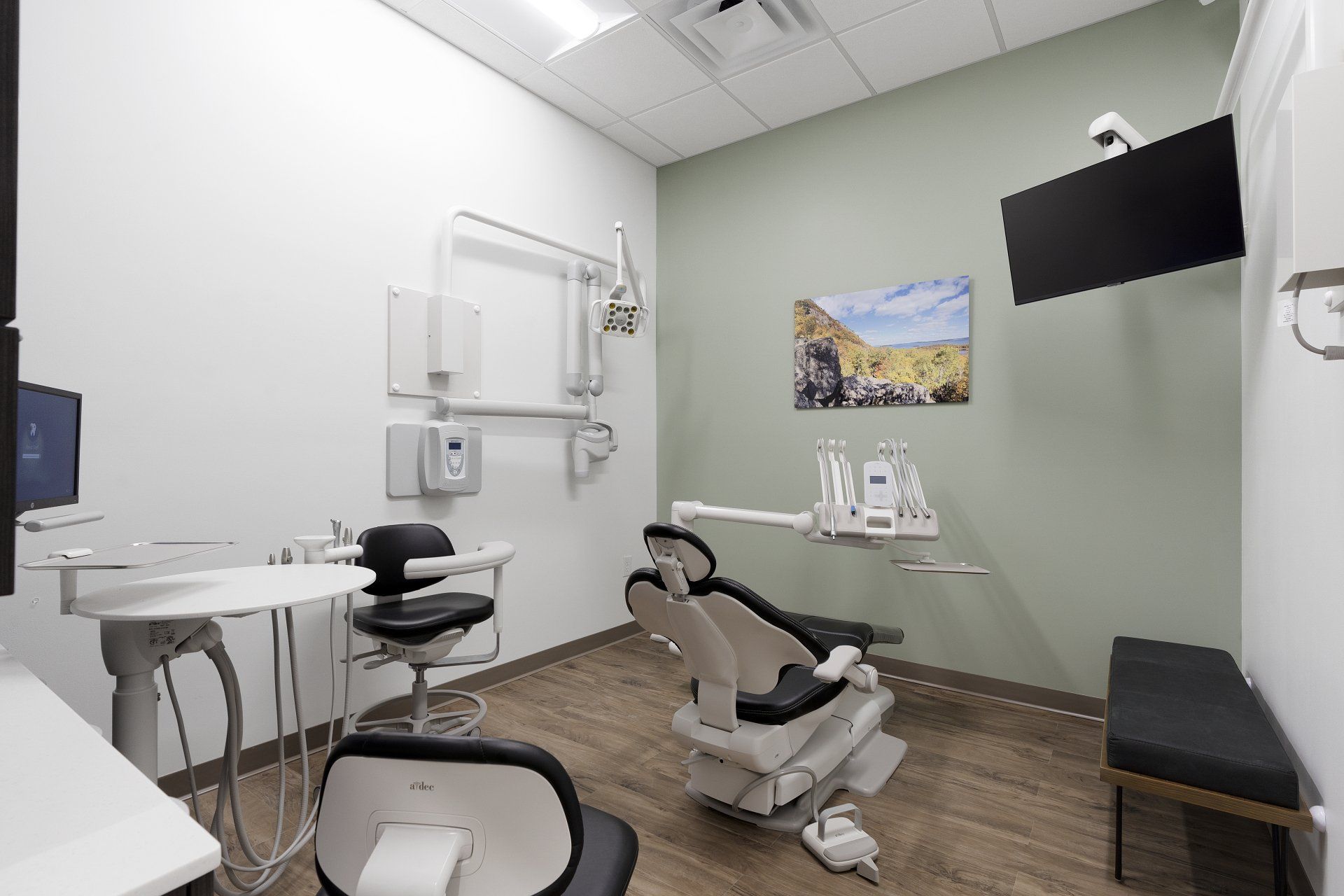 Operatory equipment at Reed Dental Center.