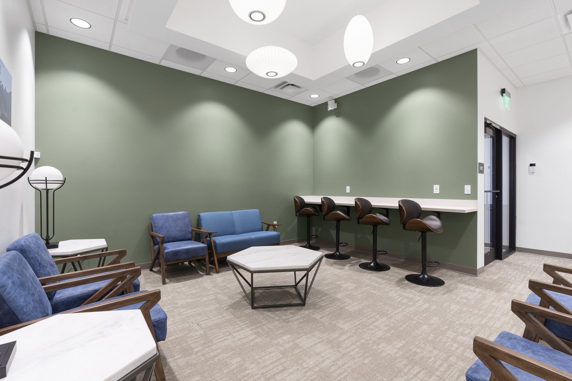 Reception Room at Reed Dental Center in Topeka, KS.