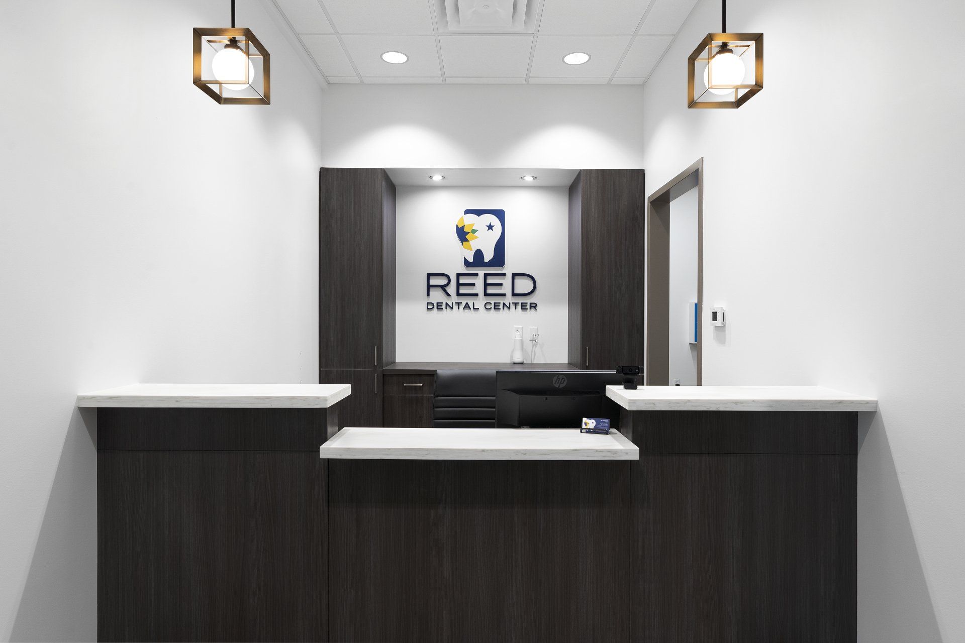 Reed Dental Center front desk.