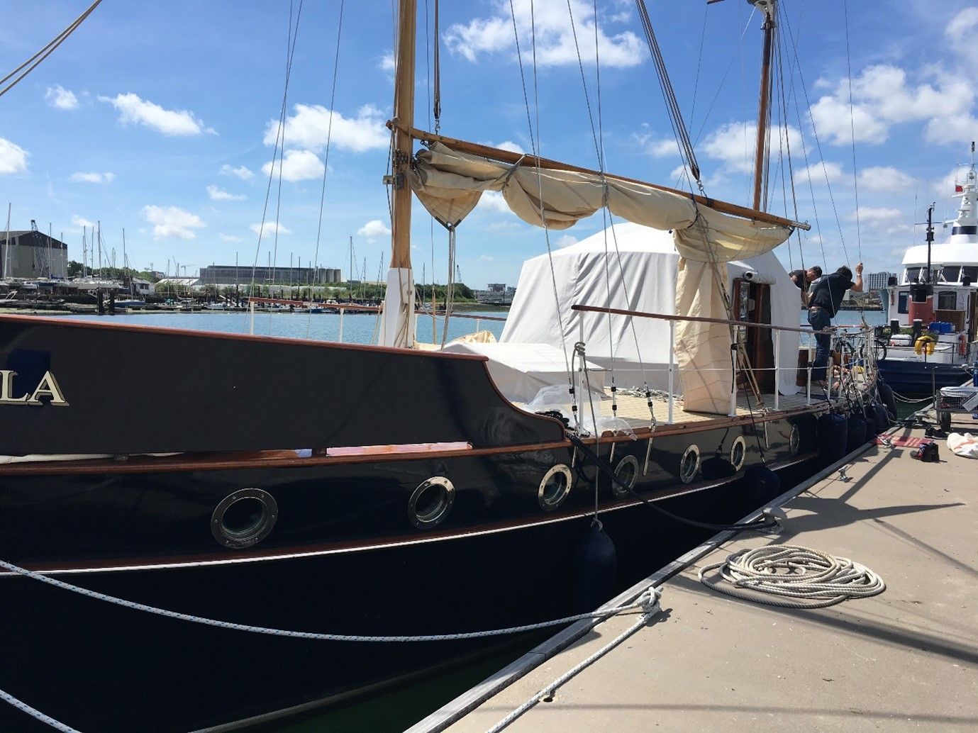 fully completed boat restoration