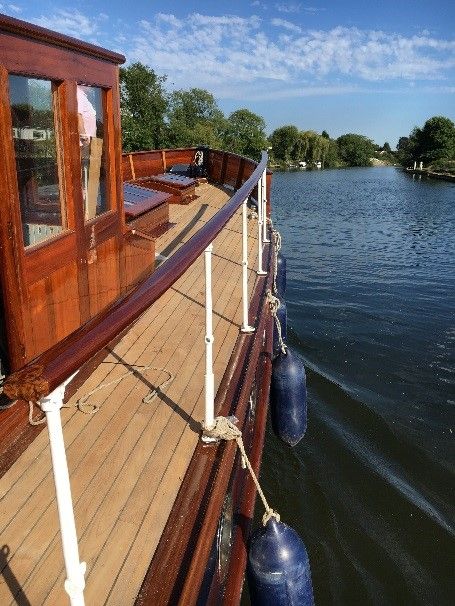 completed historical boat restoration