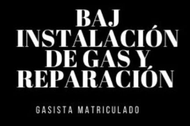 Logotipo BAJ GASISTA Y PLOMERO 