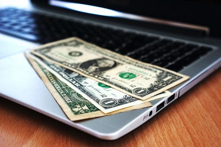 Money And A Laptop