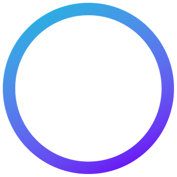 Gradient blue-purple circle.