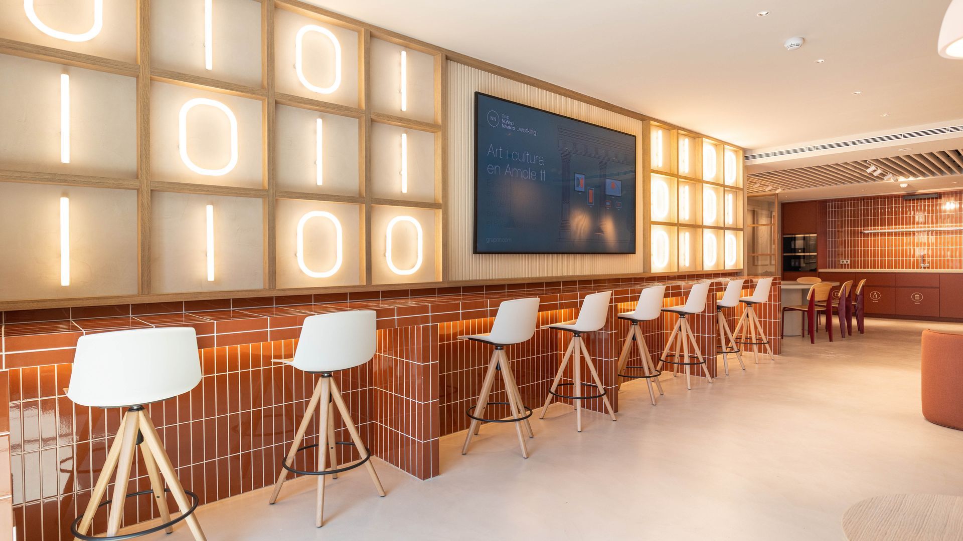 Fotografía inmobiliaria de espacio comercial de diseño en Barcelona